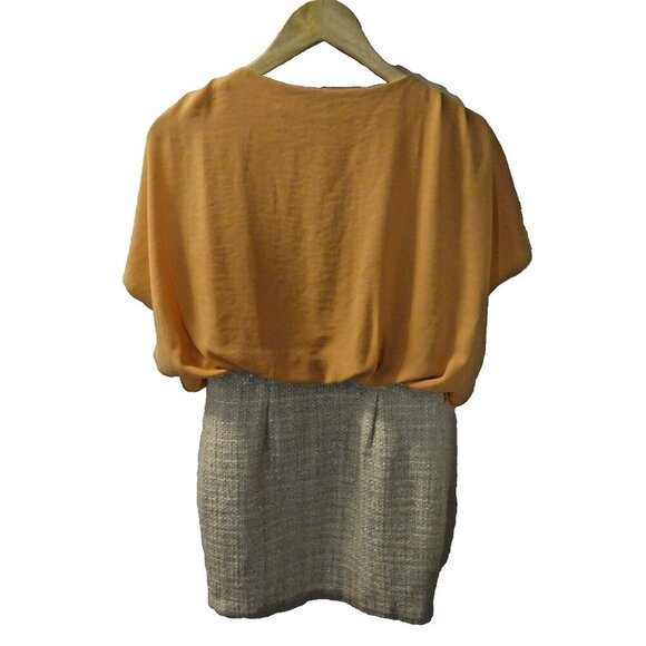 Pre-Loved Magano Size 2 Retro Peaches and Cream Coordinate Set Dress - Picture 4 of 9